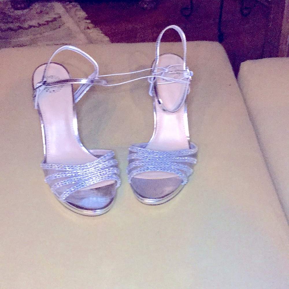 Ladies I. Miller Buckle Open Toe Heel Pumps